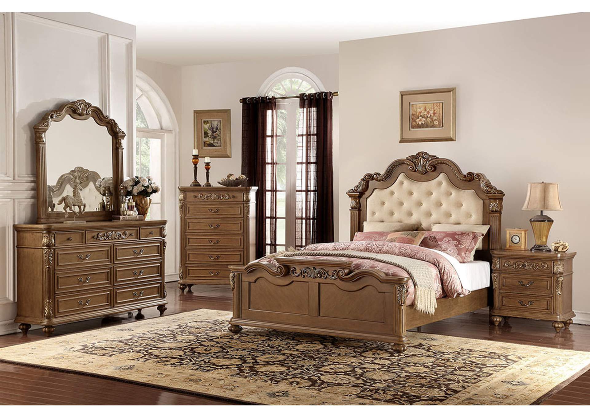 Calif. King Bed,Poundex