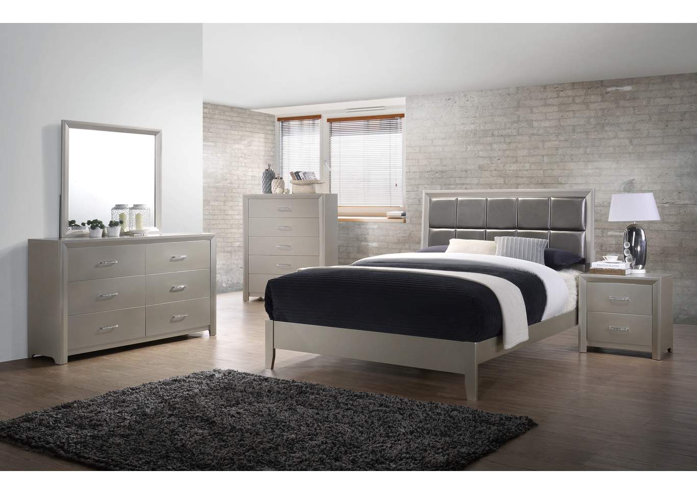 Eastern King Bed,Poundex
