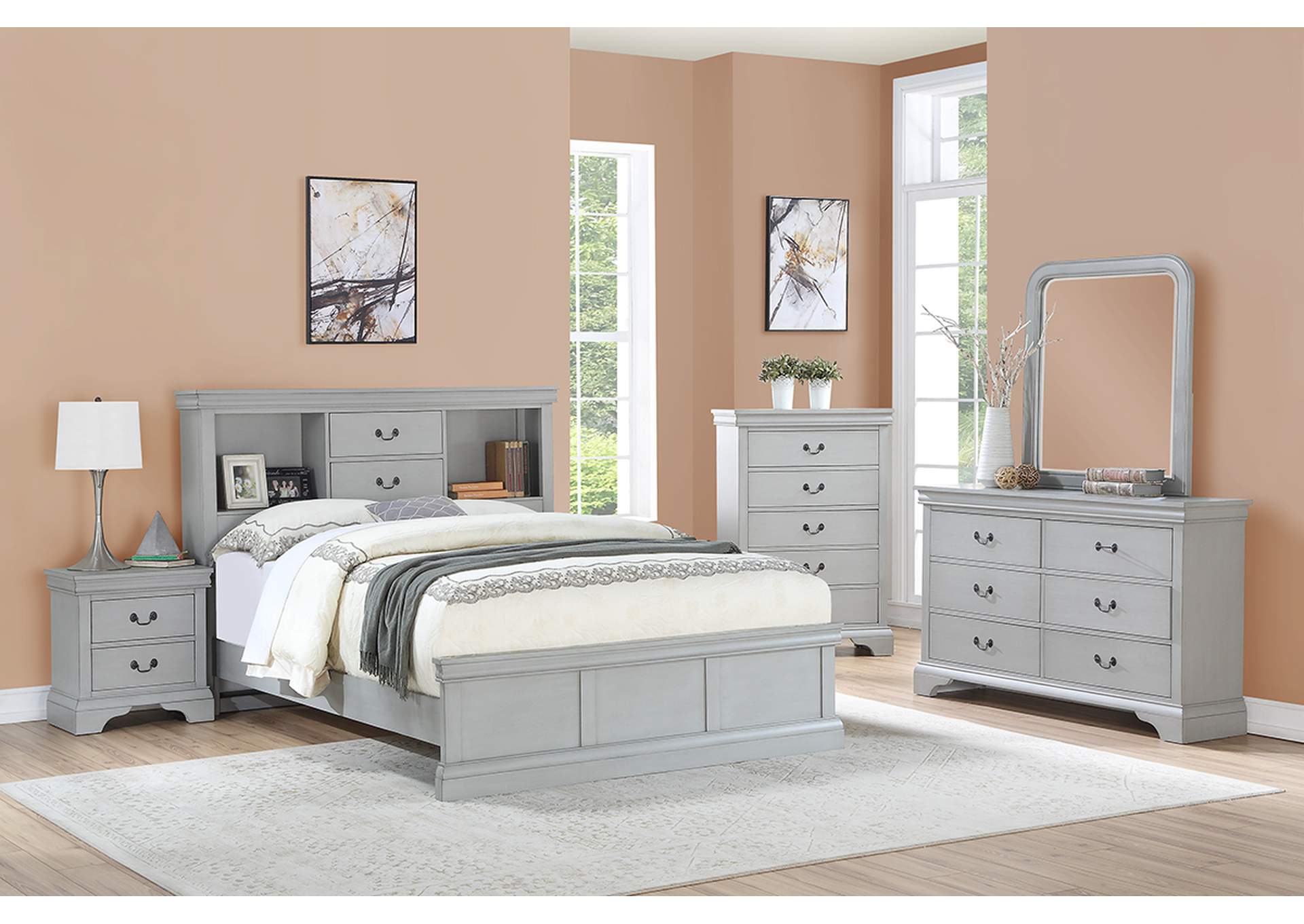 Queen Bed,Poundex