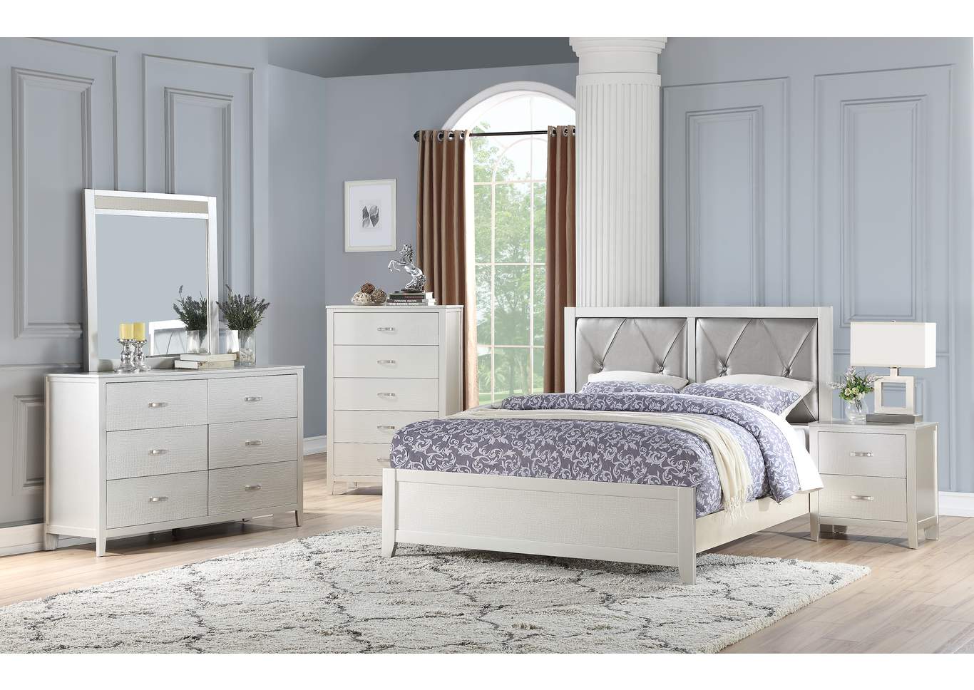 Eastern King Bed,Poundex