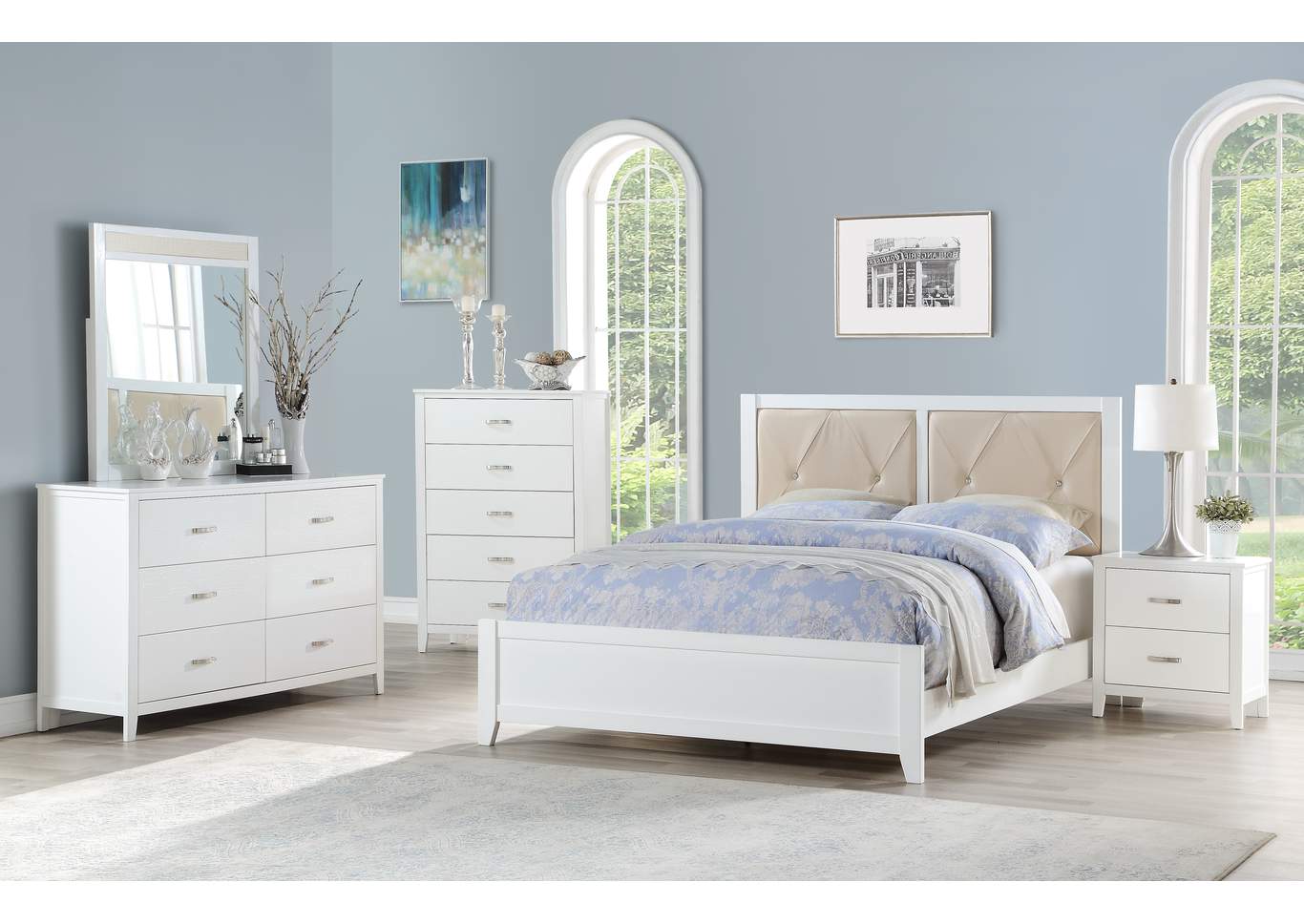 Eastern King Bed,Poundex