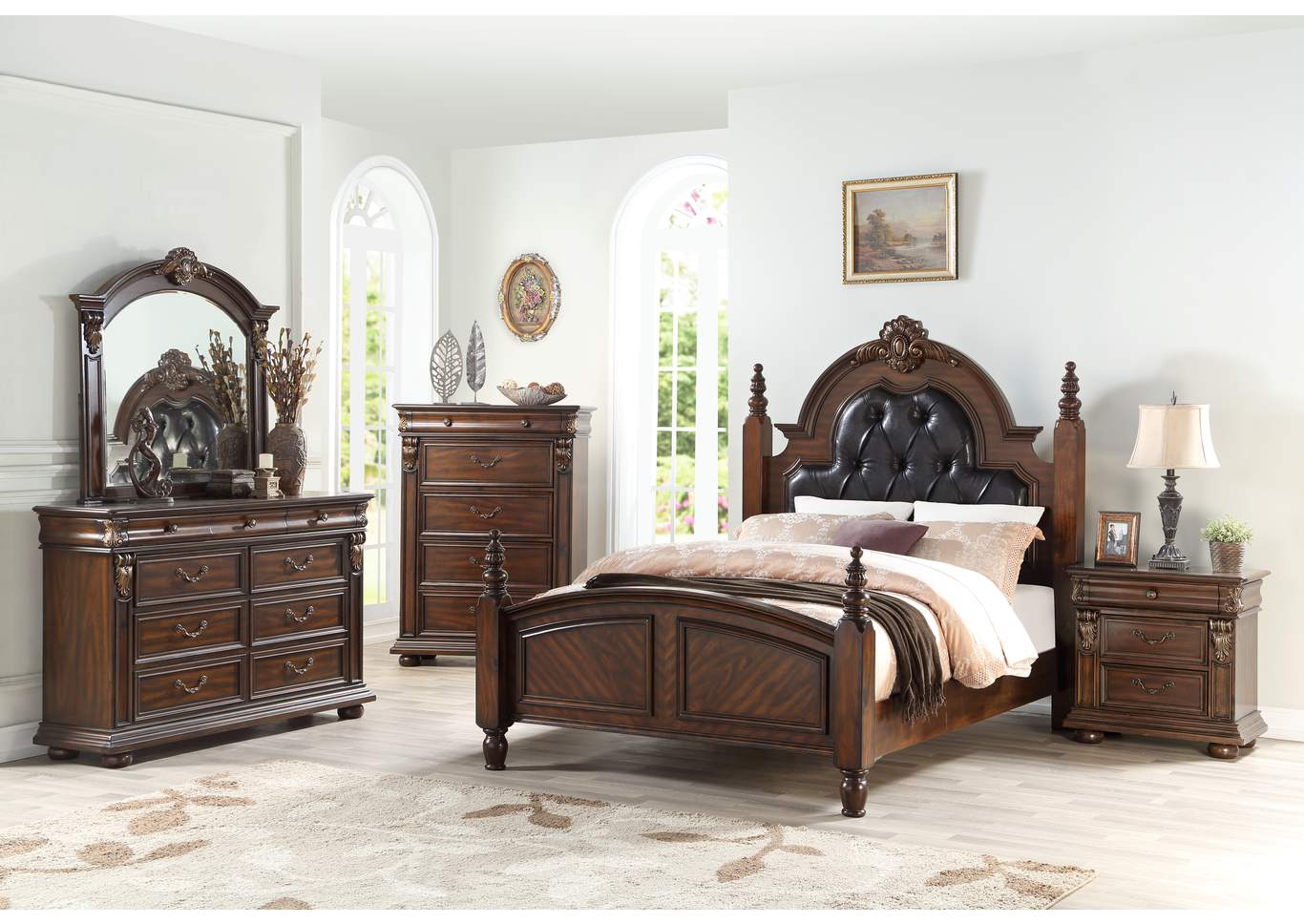 Eastern King Bed,Poundex