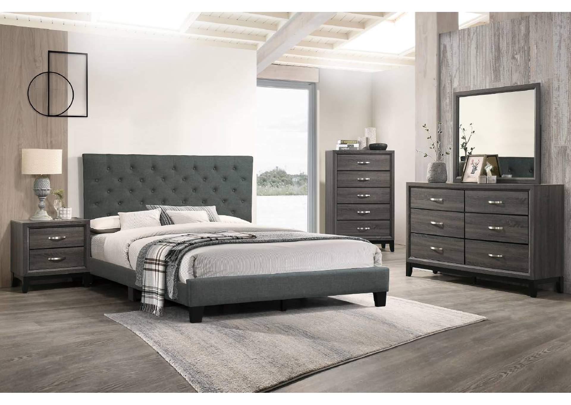 Queen Bed,Poundex