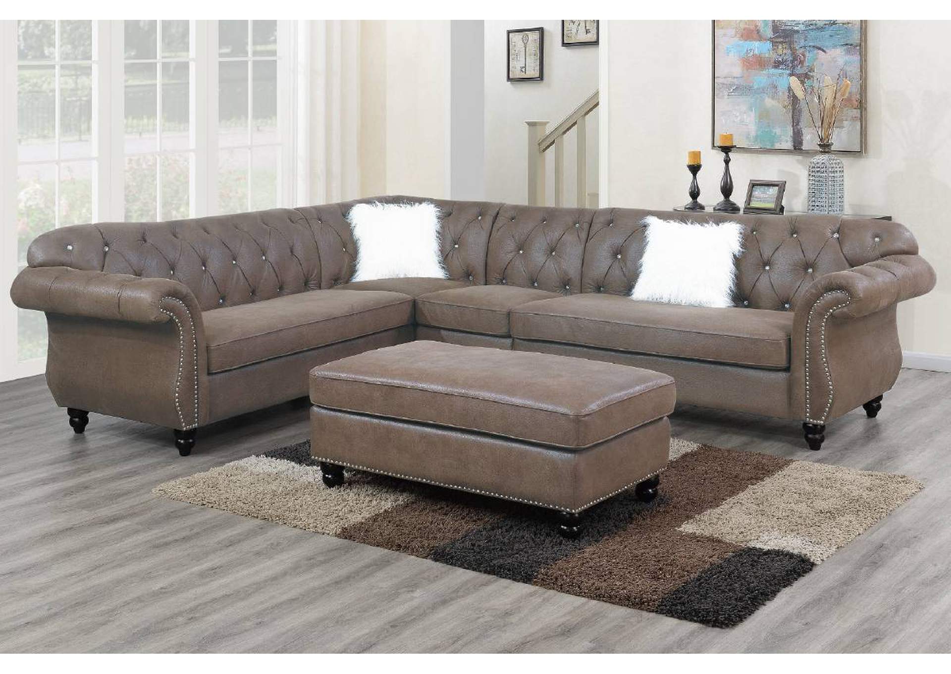 4-PCS Sectional,Poundex