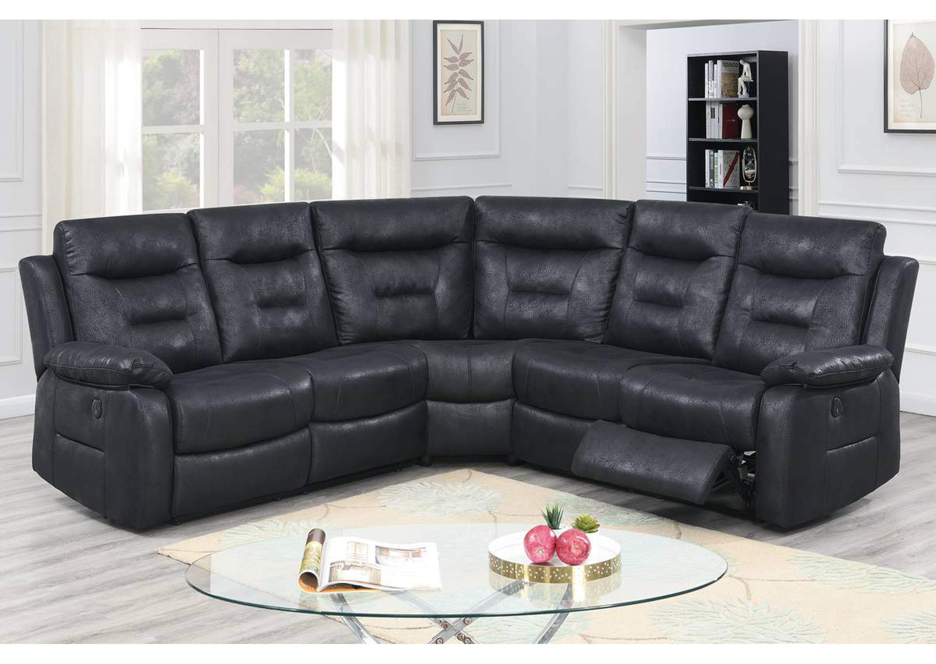 Power Motion Sectional,Poundex