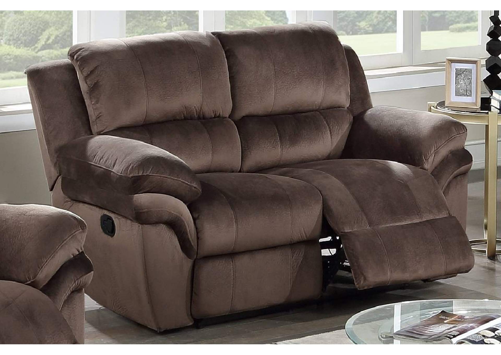 3-Pc Manual Motion Set-Loveseat,Poundex