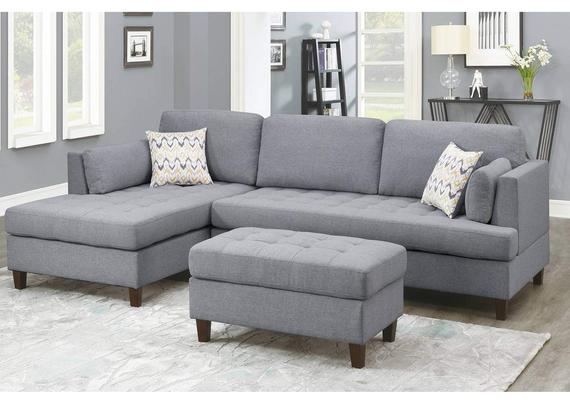 2-Pcs Sectional Sofa,Poundex