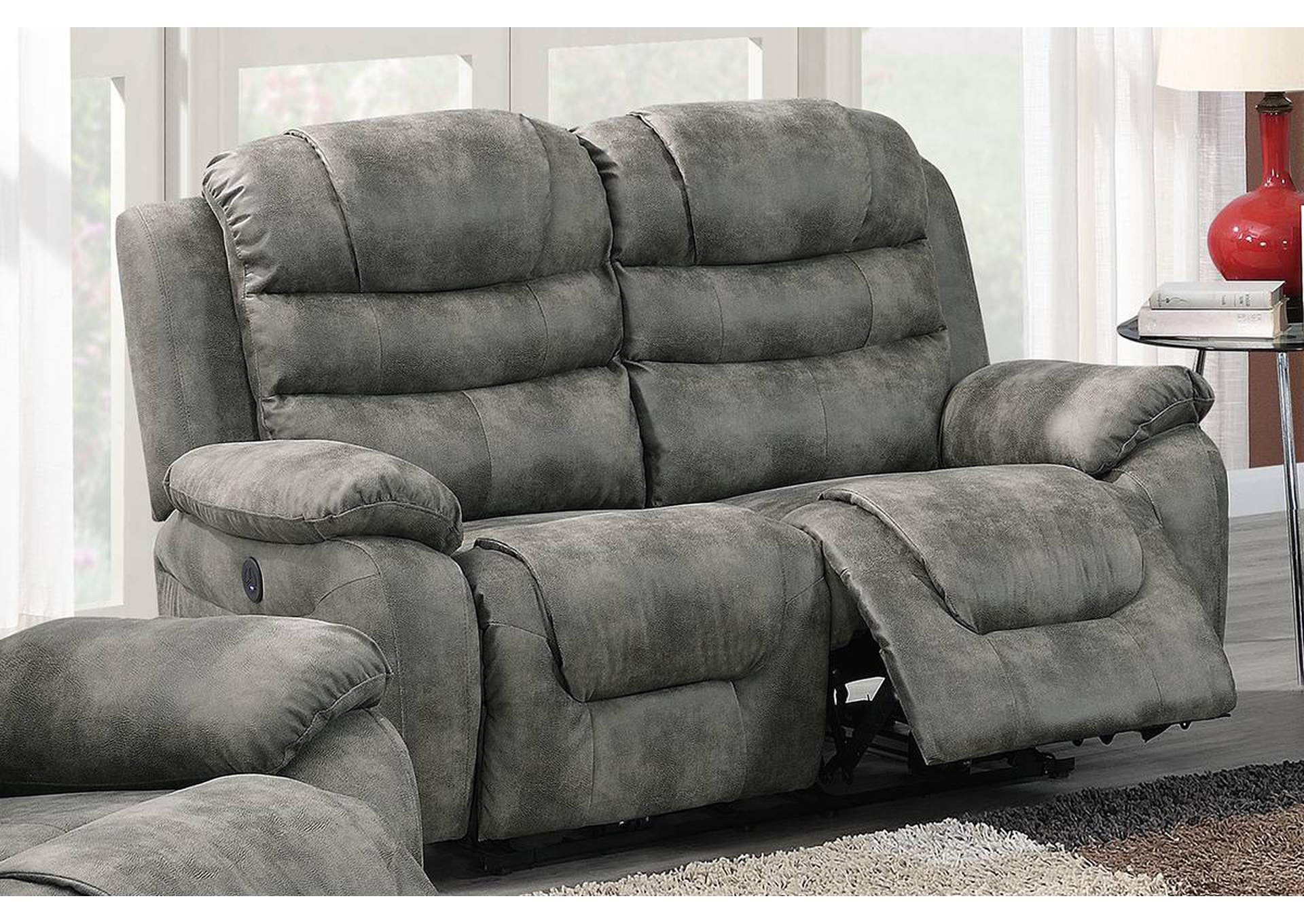 Power Motion Loveseat,Poundex