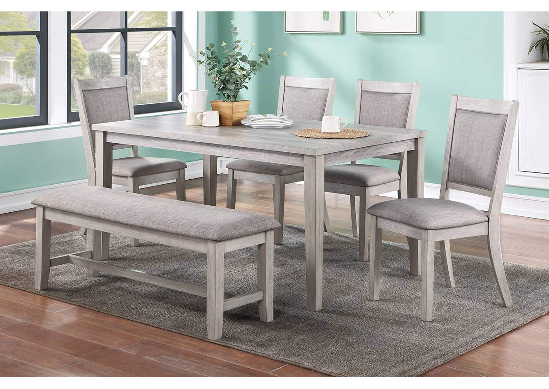 6-PCS DINING SET,Poundex