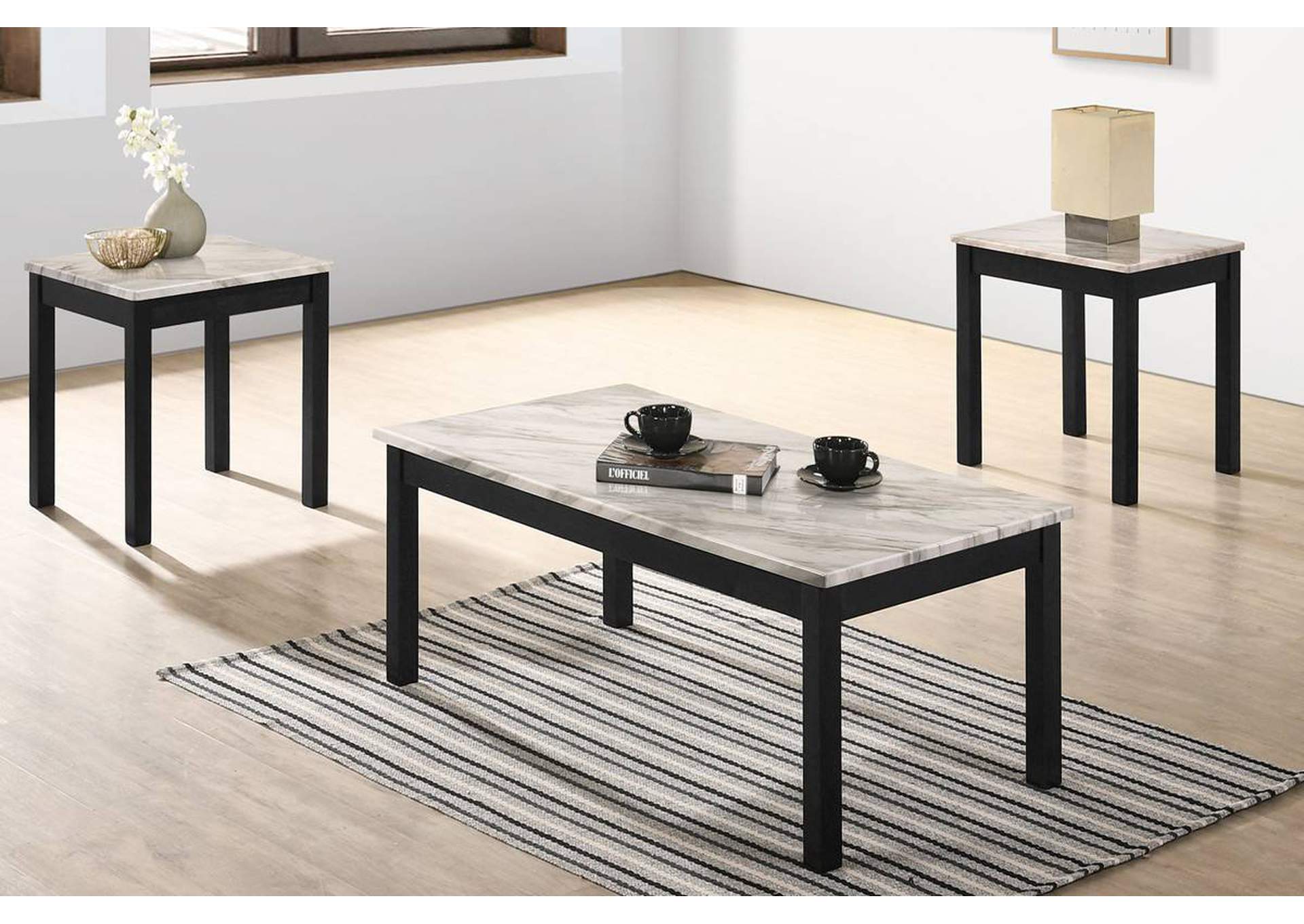 Coffee Table Set,Poundex