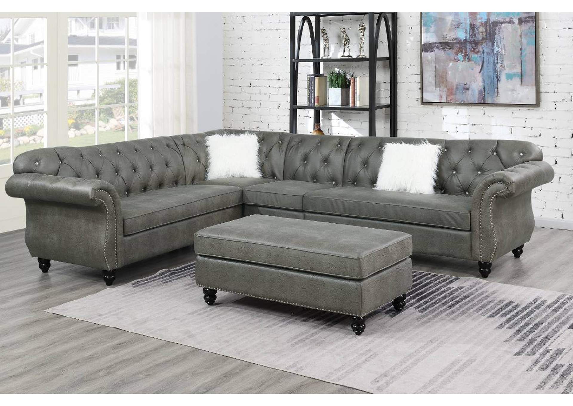 4-PCS Sectional,Poundex