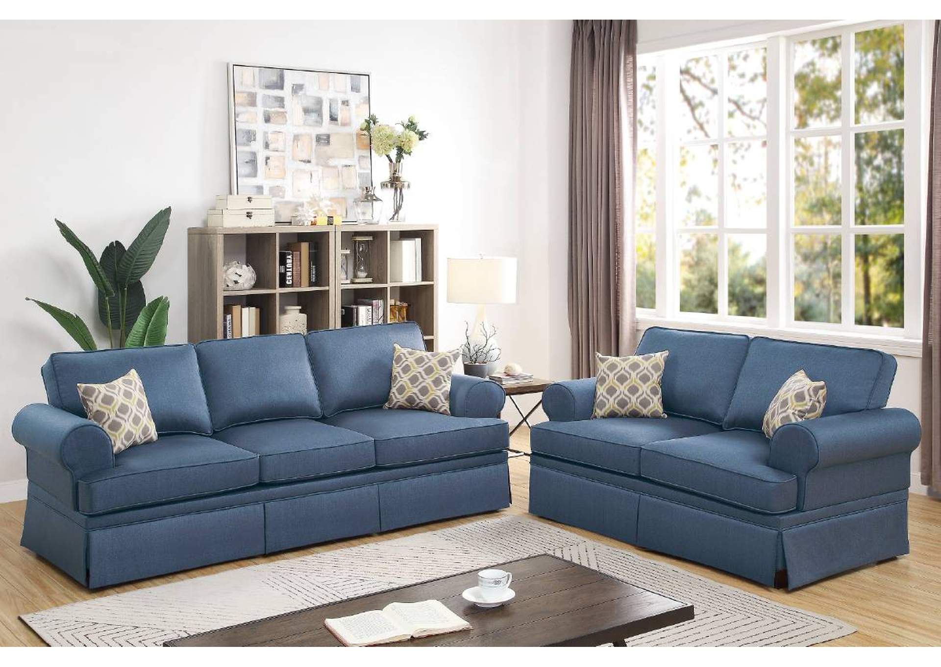 2-PCS Sofa Set,Poundex