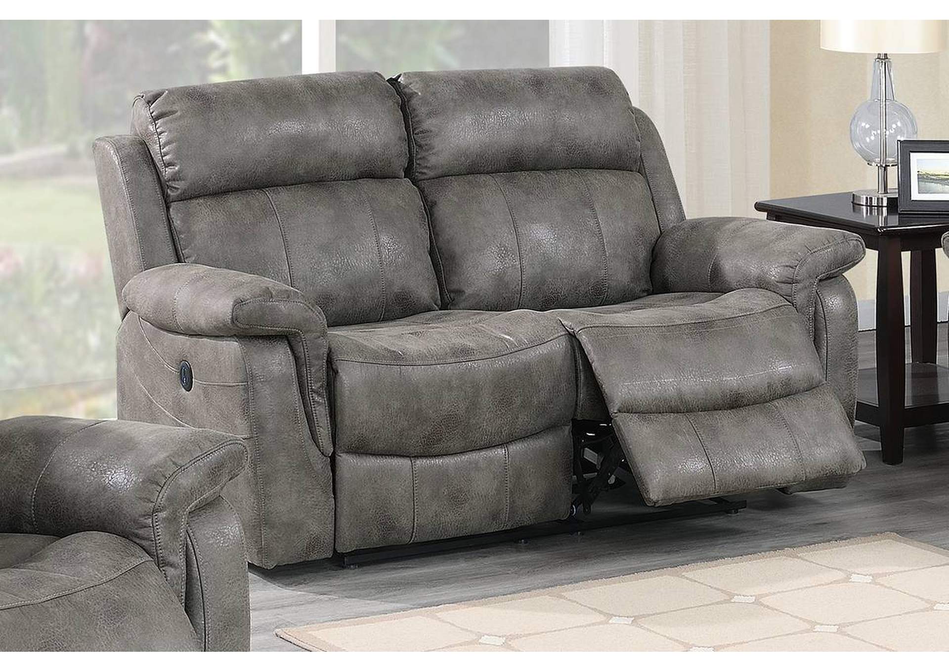 Power Motion Loveseat,Poundex