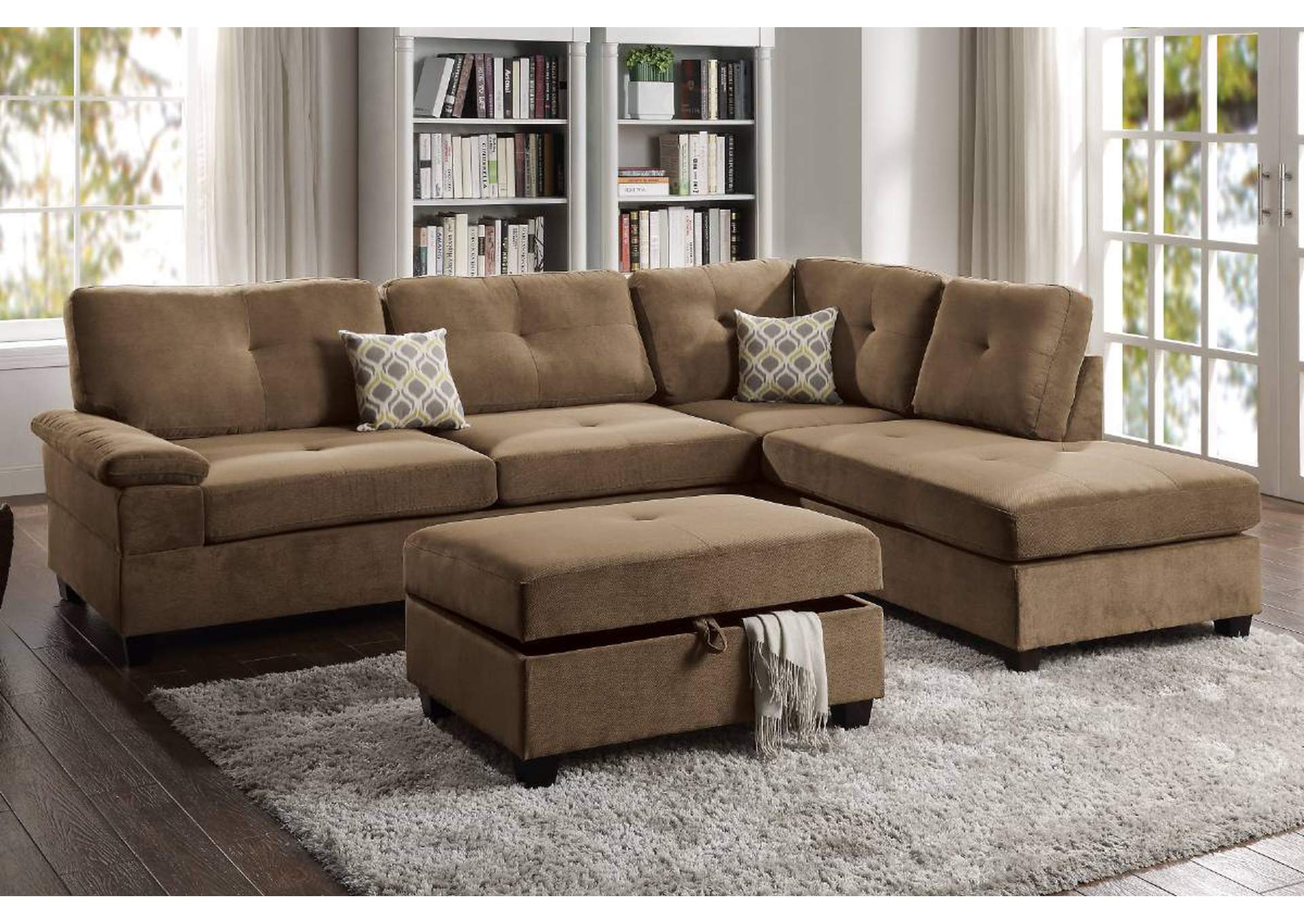 2-PCS Sectional Set,Poundex