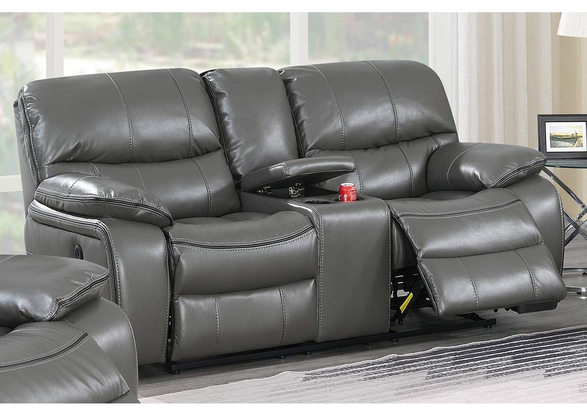 Power Motion Loveseat,Poundex