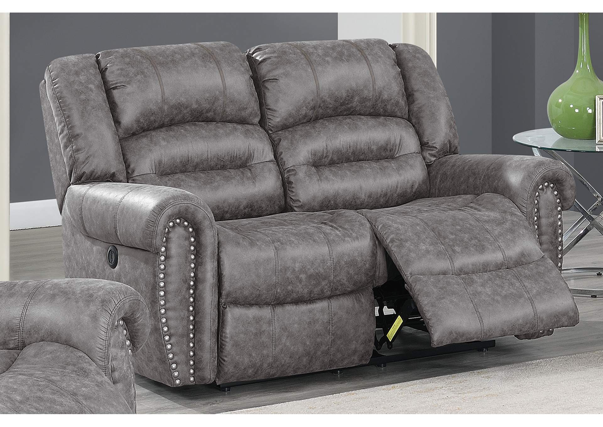 Power Motion Loveseat,Poundex