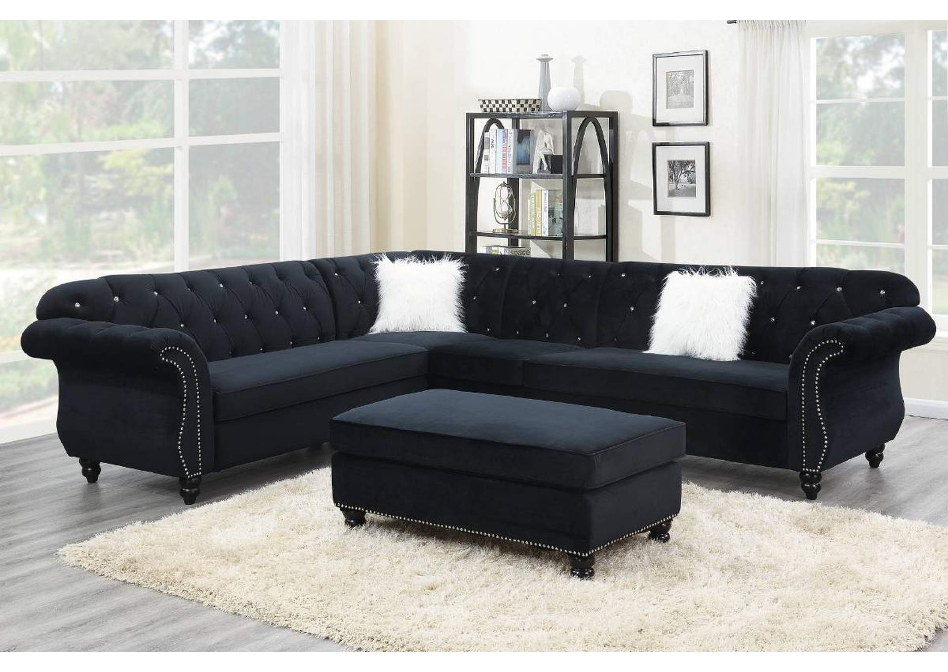 4-PCS Sectional Set,Poundex