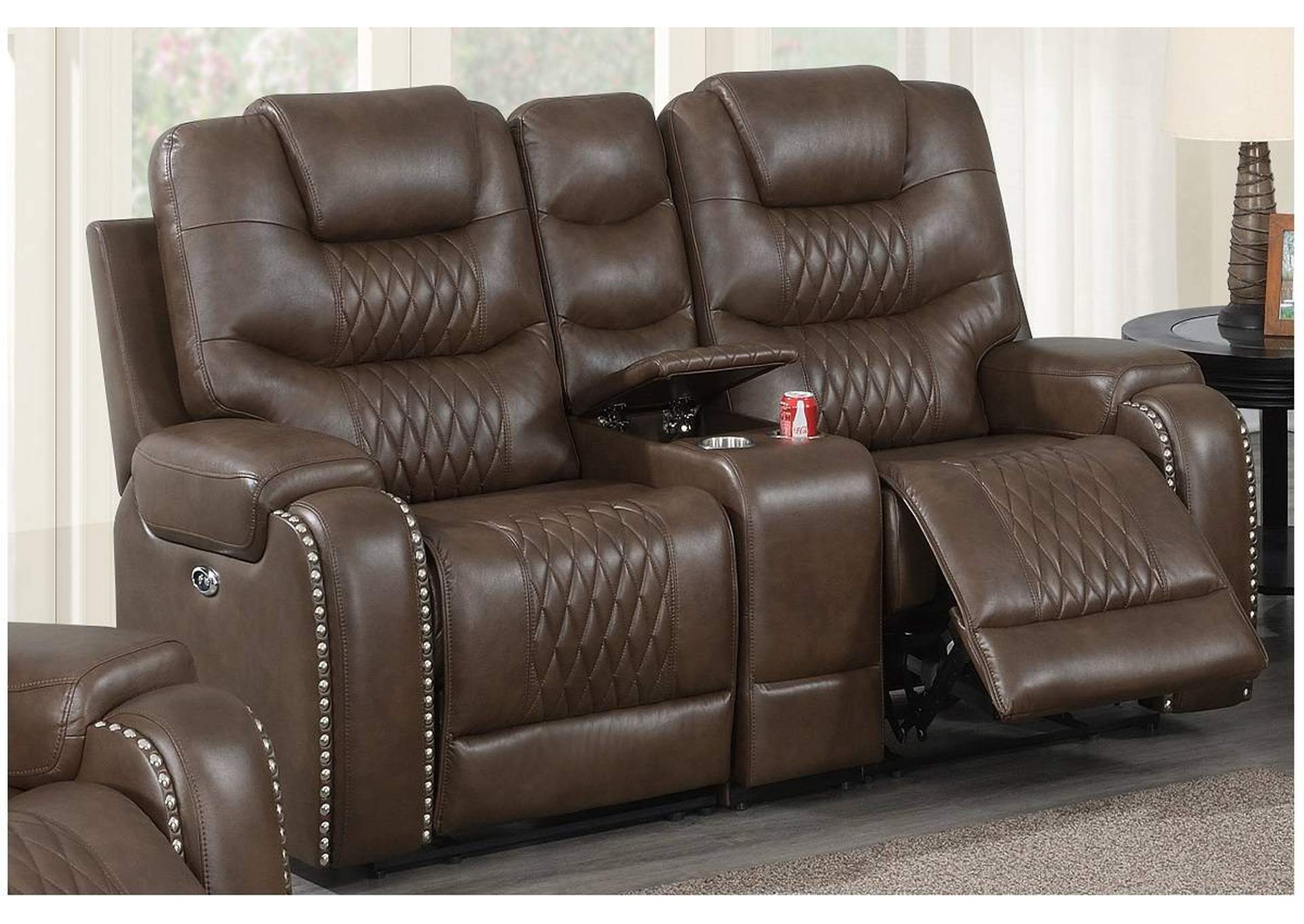 3-Pc Power Motion Set-Loveseat,Poundex