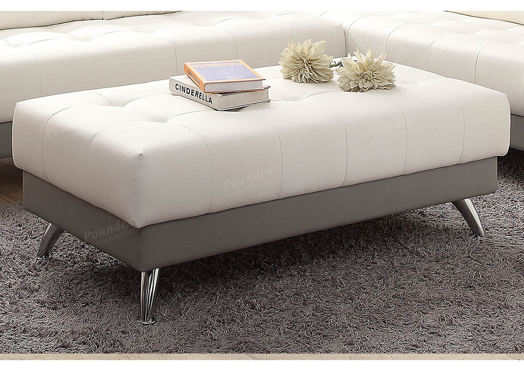 Cocktail Ottoman,Poundex