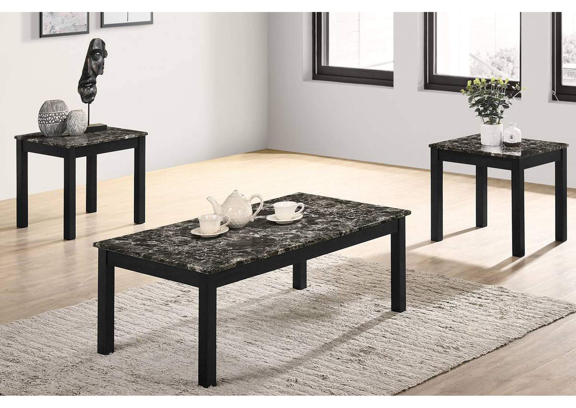 Coffee Table Set,Poundex