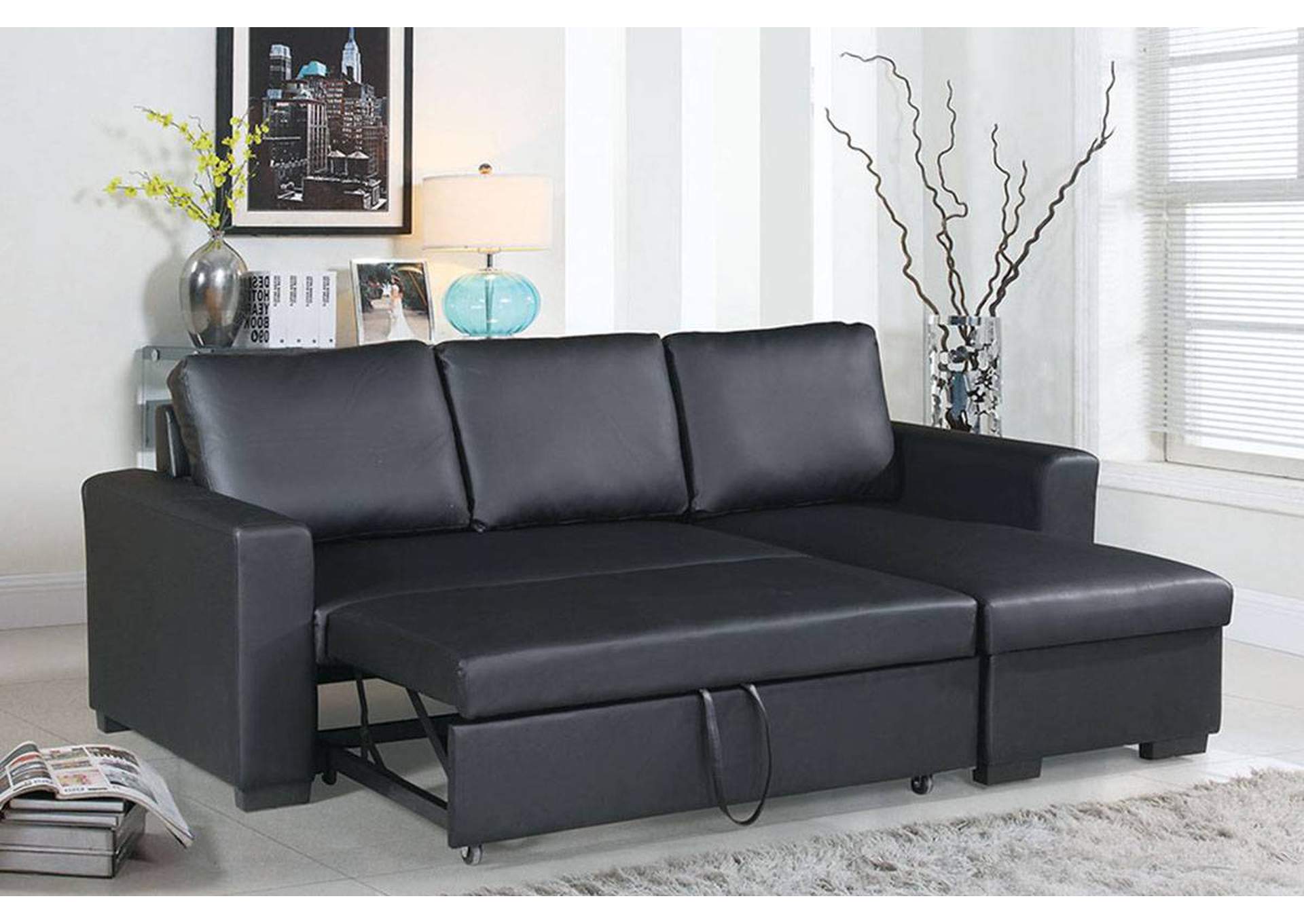 Convertible Sectional,Poundex