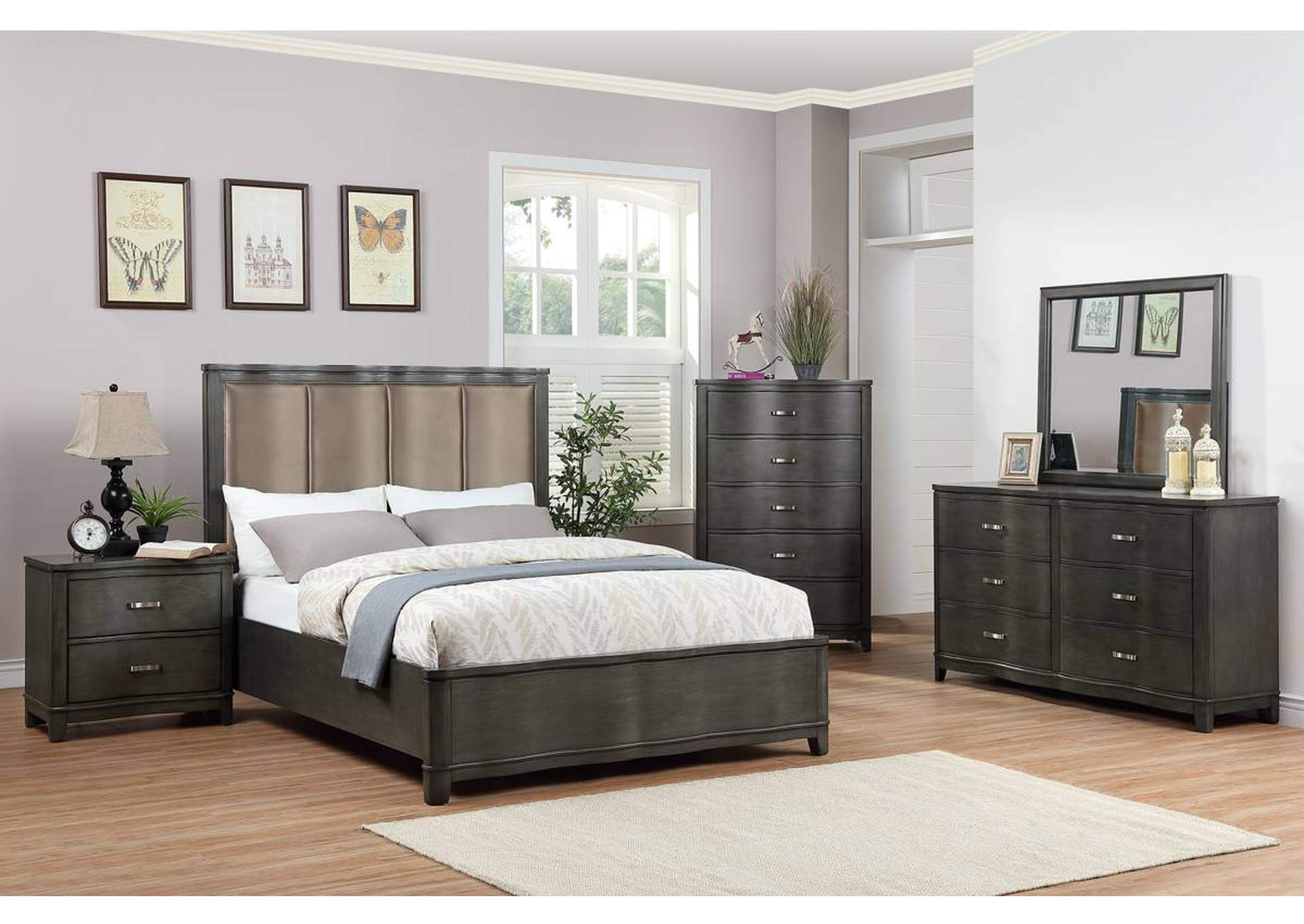 Queen Bed,Poundex