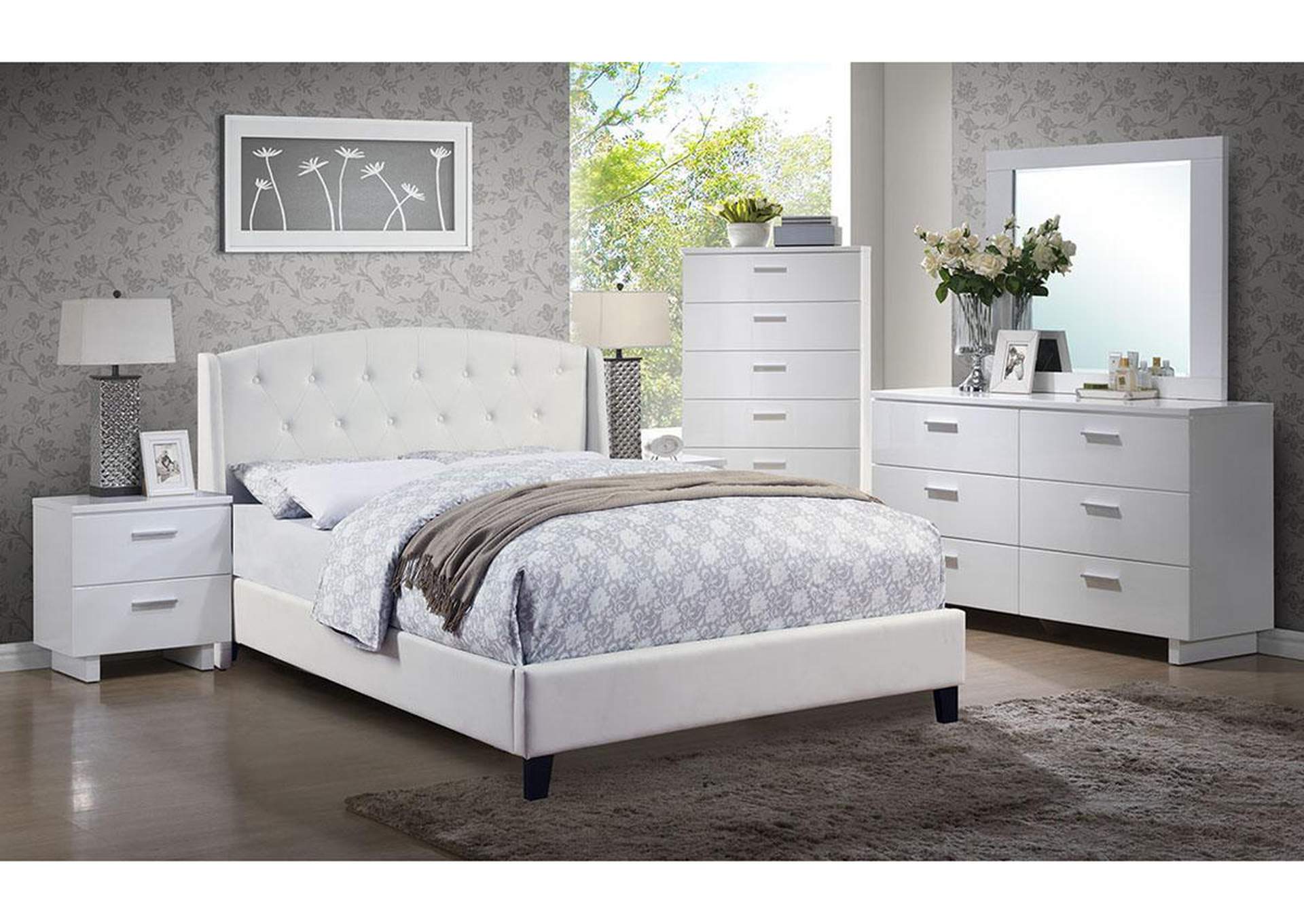 Queen Bed,Poundex