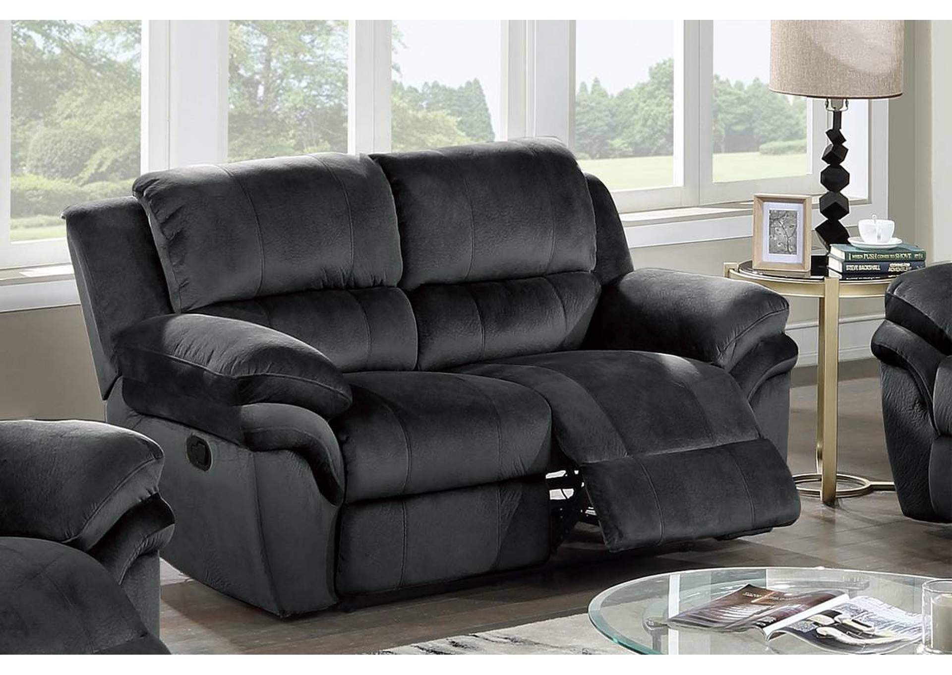 3-Pc Manual Motion Set-Loveseat,Poundex