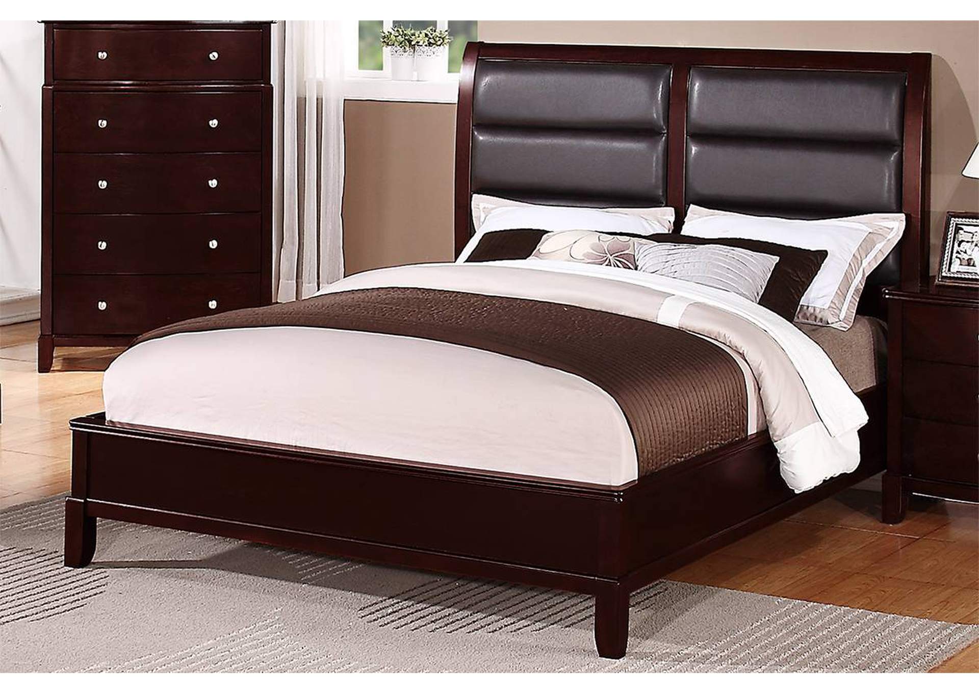 Cal King Bed,Poundex