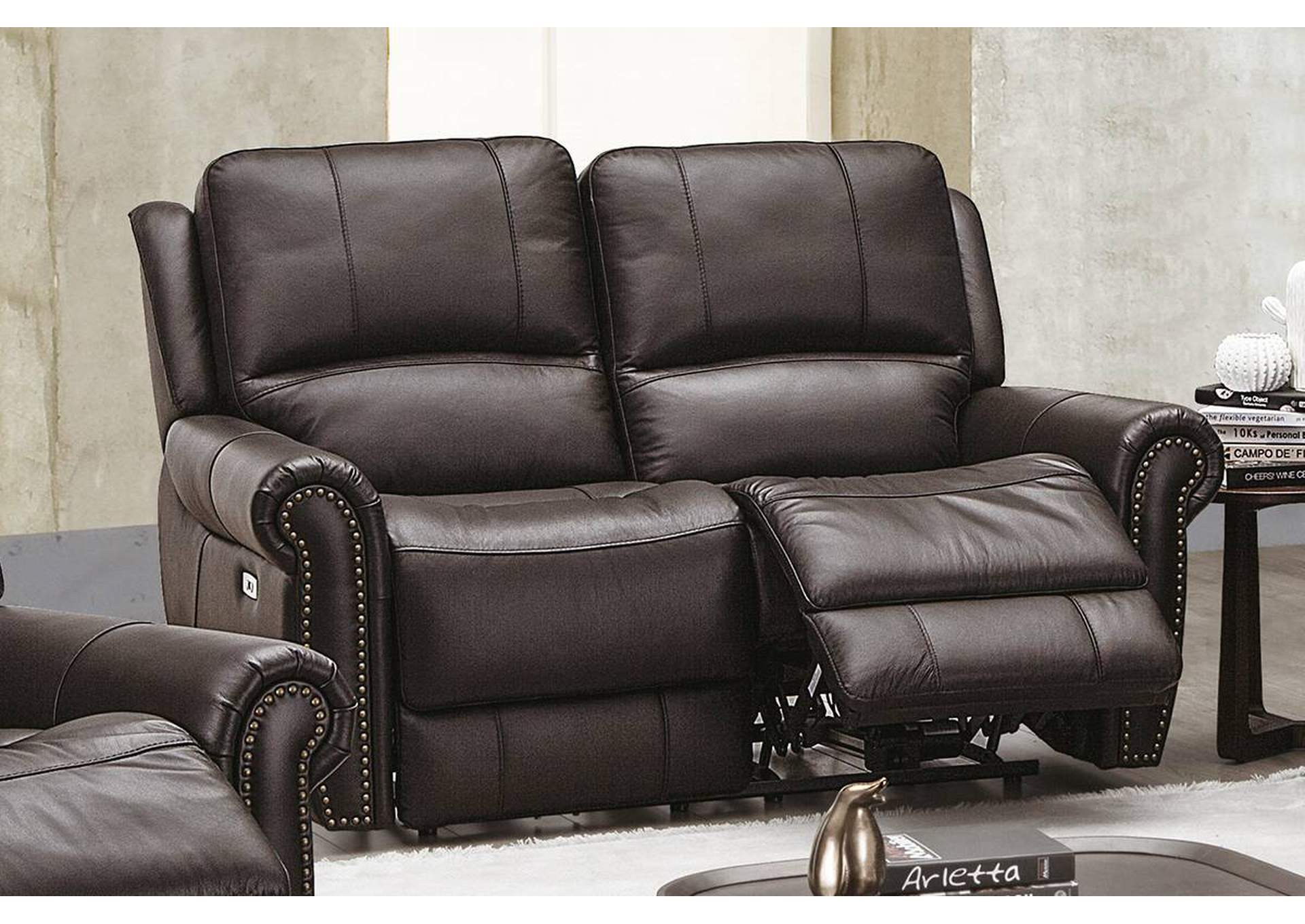 Power Motion Loveseat,Poundex