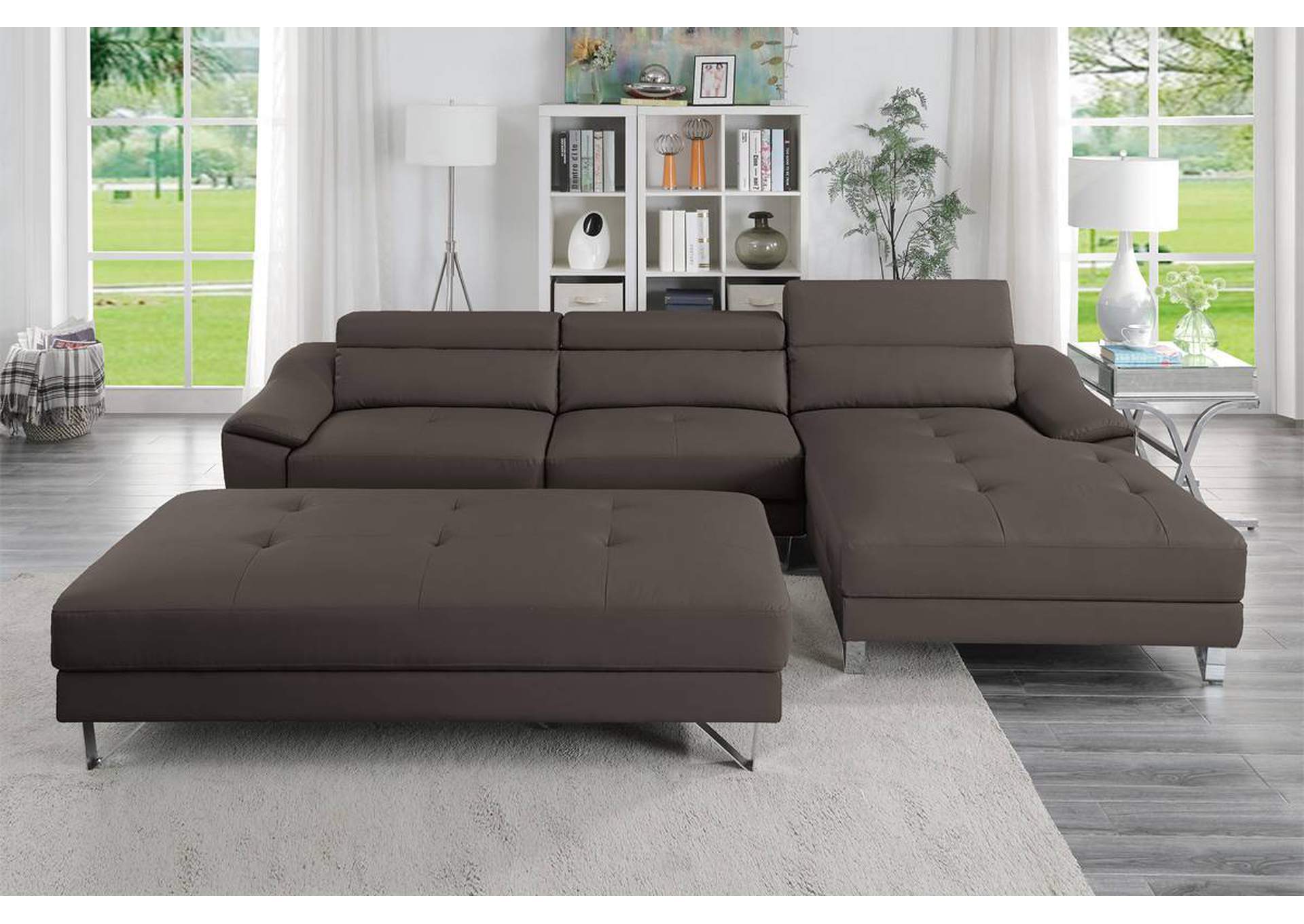 2-PCS SECTIONAL SET,Poundex