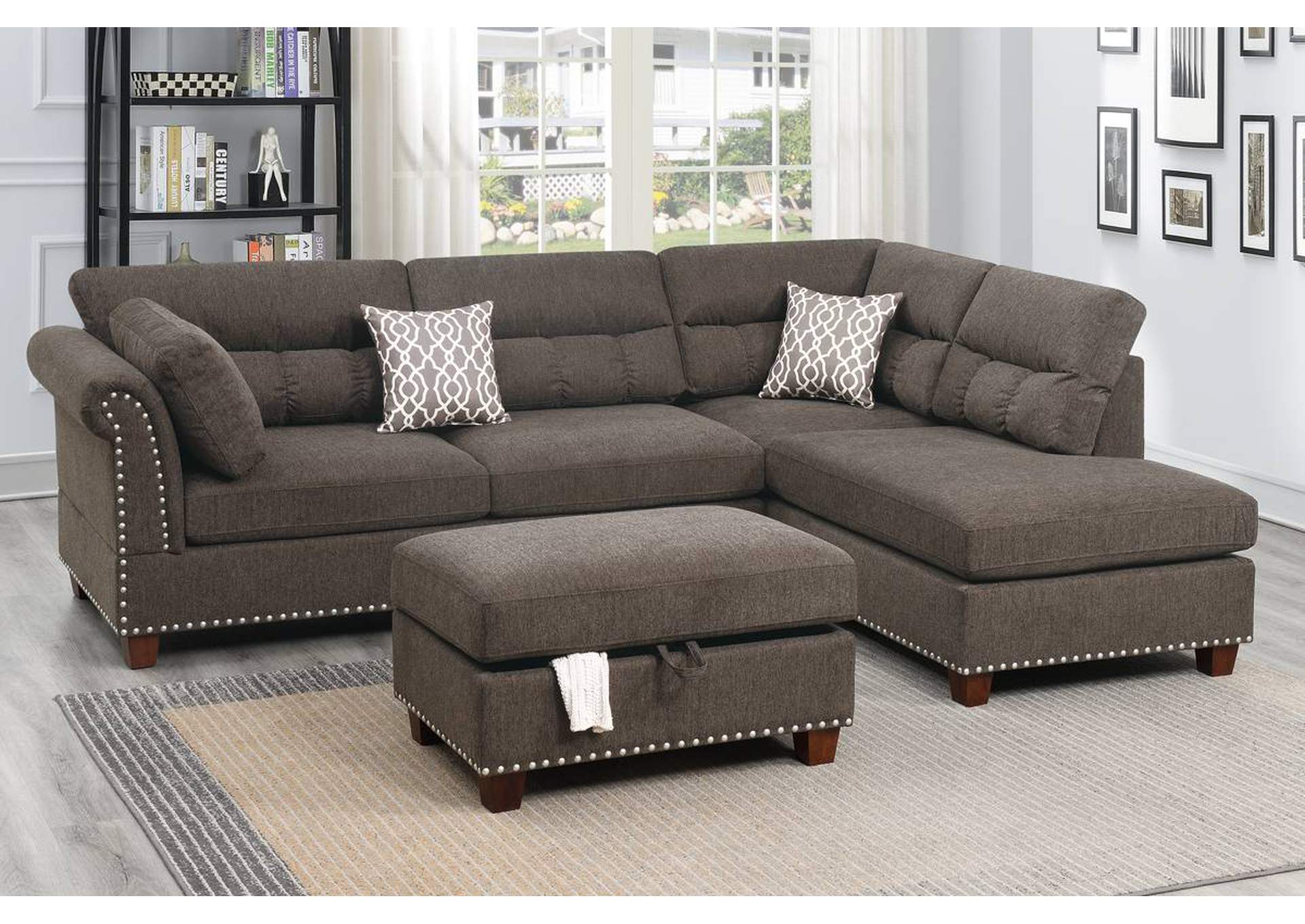 3-PCS Sectional Set,Poundex