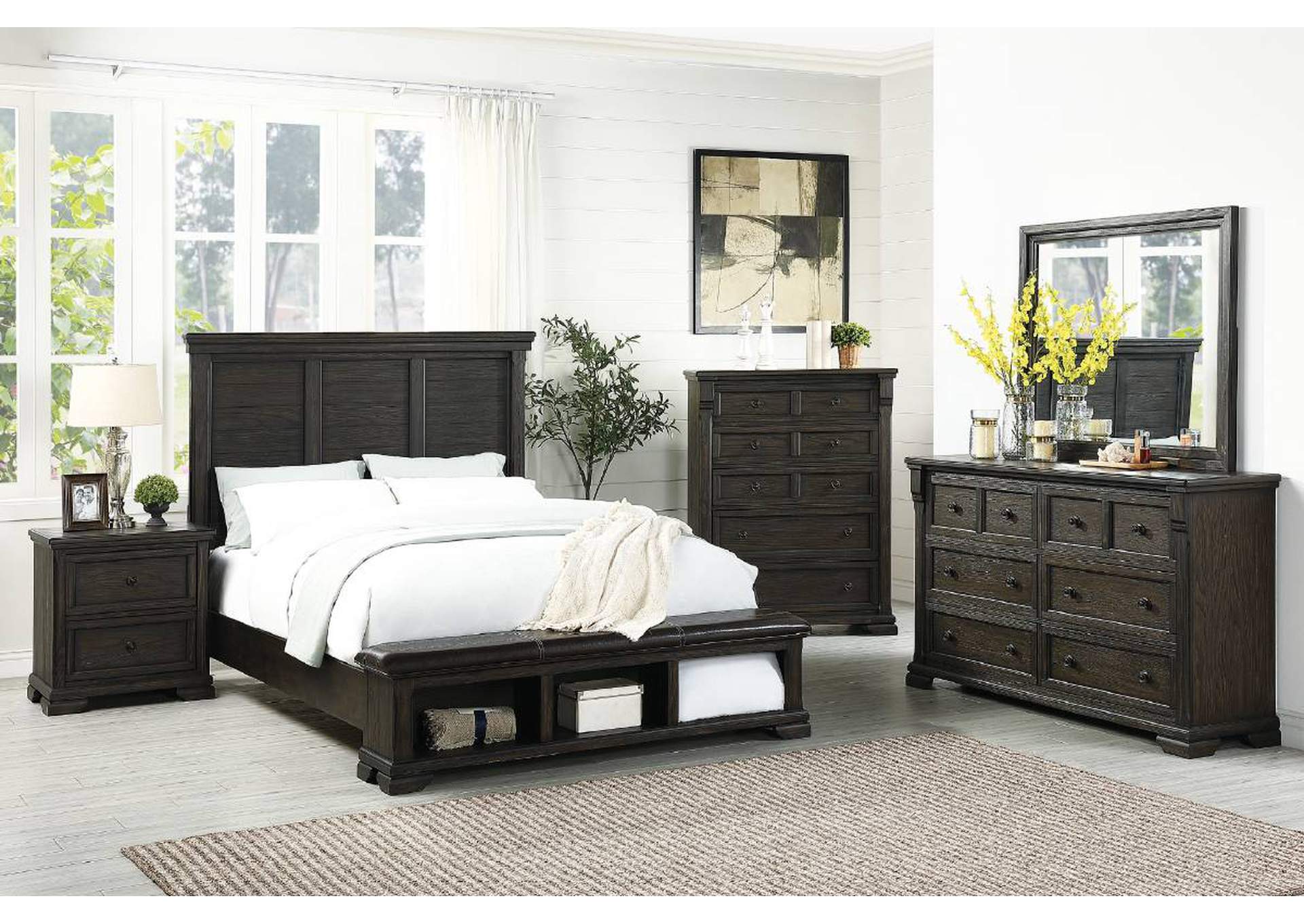 Eastern King Bed,Poundex