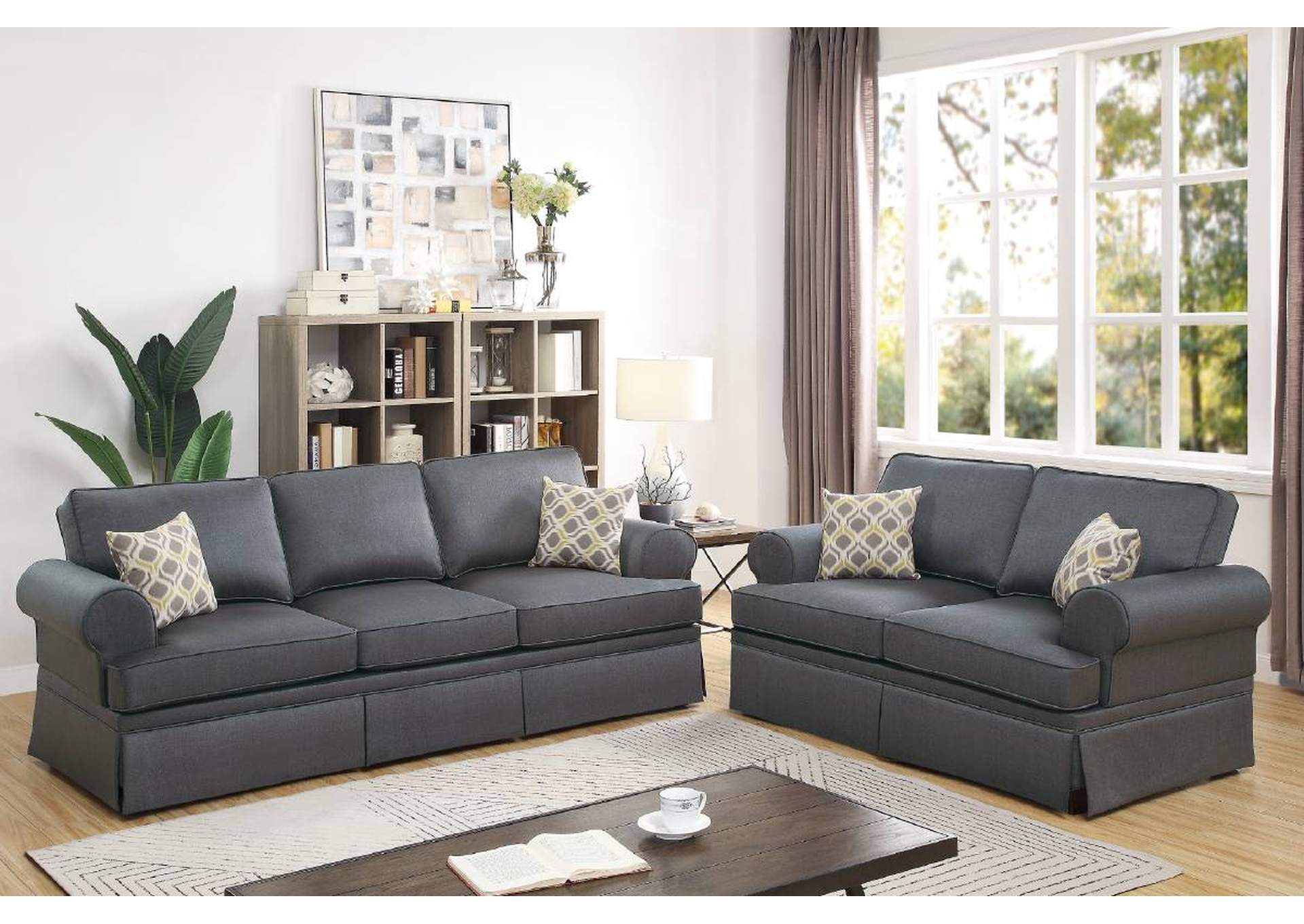 2-PCS Sofa Set,Poundex