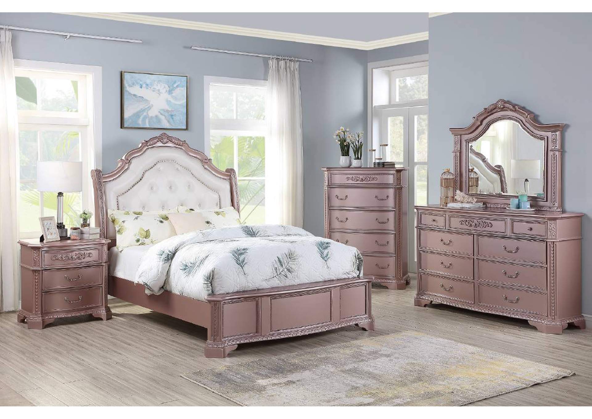 Eastern King Bed,Poundex