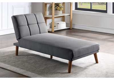 Image for ADJUSTABLE CHAISE/ BLUE GREY POLYFIBER