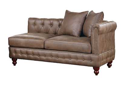 Image for REVERSIBLE L/R ONE-ARM LOVESEAT/ DARK COFFEE
