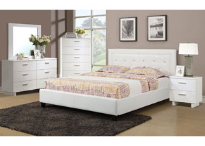 Image for White Dresser and Mirror