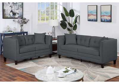 Image for 2-PC SOFA SET W/ 4 ACCENT PILLOWS