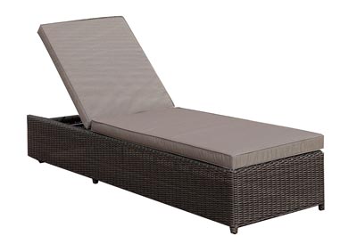 Image for Aluminium Rattan Lounge Bed