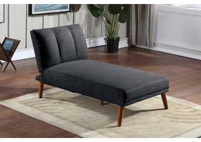 Image for ADJUSTABLE CHAISE/ BLACK POLYFIBER