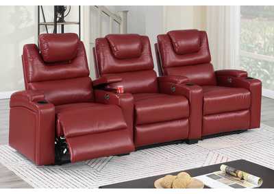 Image for Two Straight Arm Power Recliner