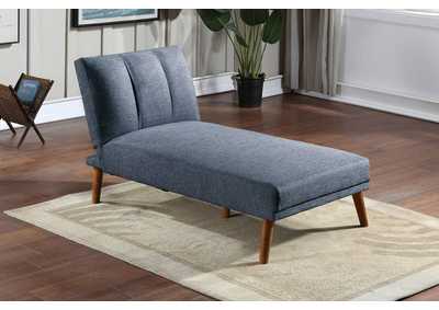 Image for ADJUSTABLE CHAISE/ NAVY POLYFIBER