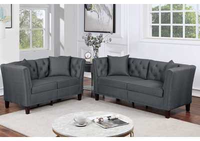 Image for 2-PC SOFA SET W/ 4 ACCENT PILLOWS