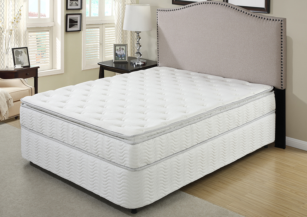 9" Cosmo Pillow Top Pocket Coil Full Mattress,Primo International