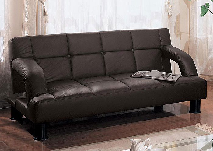 Caraway Faux Leather Sleeper Sofa,Primo International
