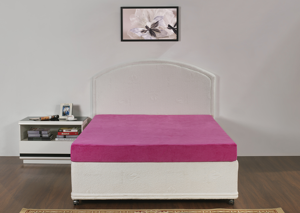 6" Expression Pink Memory Foam Full Mattress,Primo International