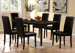5072 DINING TABLE & 4 CHAIRS