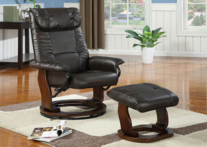 Image for TC 844 Swivel Recliner & Ottoman