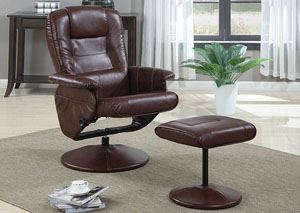 Image for TC 856 Swivel Recliner & Ottoman